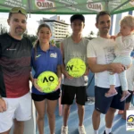 Heata-Nui ISTA-TOOFA et Wilson FOREST, Tennis Club de Paita, tournoi ligue calédonienne de tennis