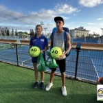 Heata-Nui ISTA-TOOFA et Wilson FOREST, Tennis Club de Paita, tournoi ligue calédonienne de tennis