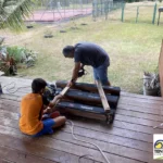 Une journée bricolage et jardinage au Tennis club de Paita