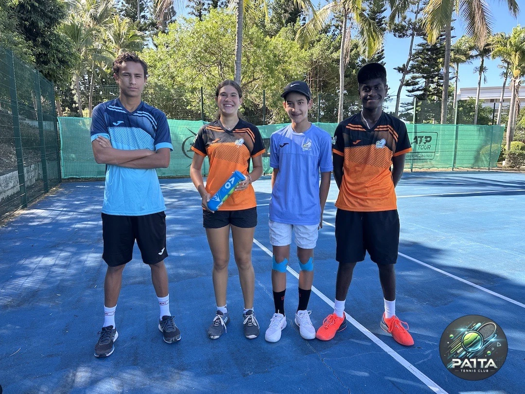 Wilson FOREST, Heata-Nui ISTA-TOOFA, Elie GOUELLE-NGUYEN, Joseph ACOLAS, Tennis Club de PAÏTA, Interclubs Jeunes 2024