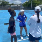 Heata-Nui ISTA-TOOFA participe au Vanuatu Girls Camp Tennis, Vanuatu Tennis, Oceania Tennis, PacificAusSport, tennis club de Paita, Emily Jayne Burns