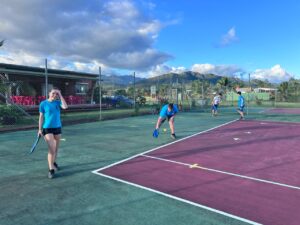 TCPAITA initiation Pickleball pour les jeunes du club de tennis de Païta