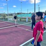 TCPAITA initiation Pickleball pour les jeunes du club de tennis de Païta