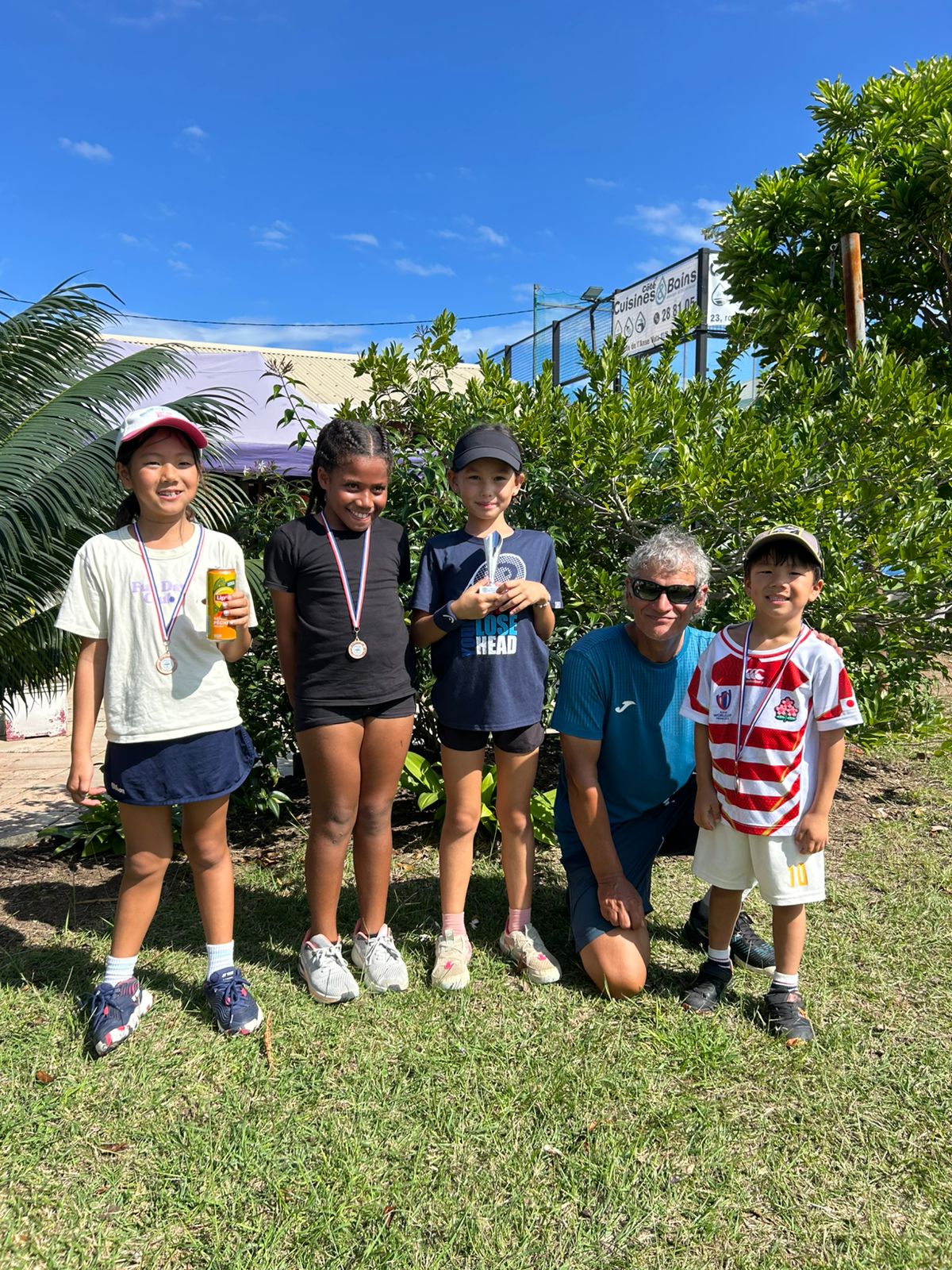 Tennis Club de Païta au tournoi Galaxie Balle Rouge à Nouméa